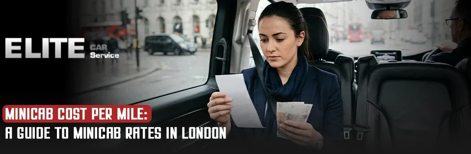 Minicab cost per mile guide for London journeys